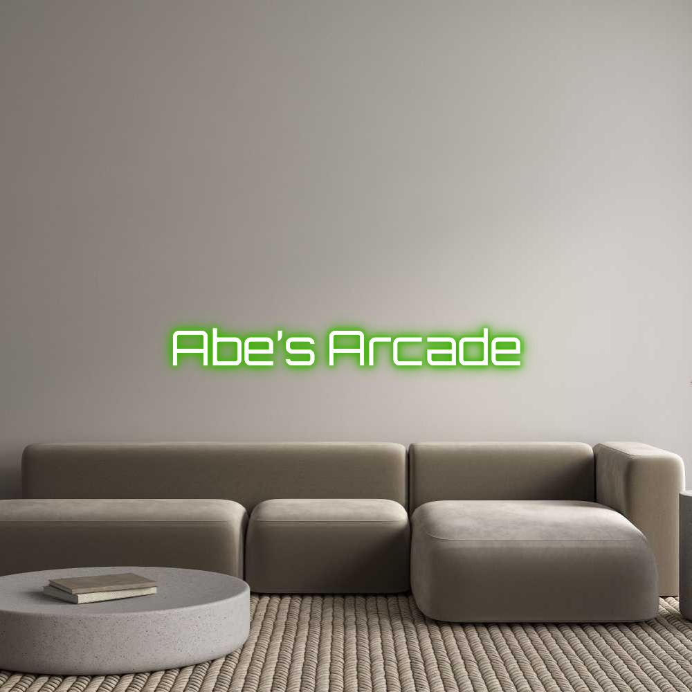 Custom Neon Sign Online Editor Abe’s Arcade