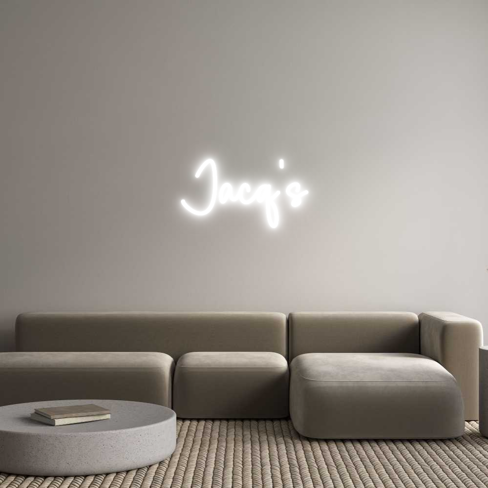 Custom Neon Sign Online Editor Jacq's