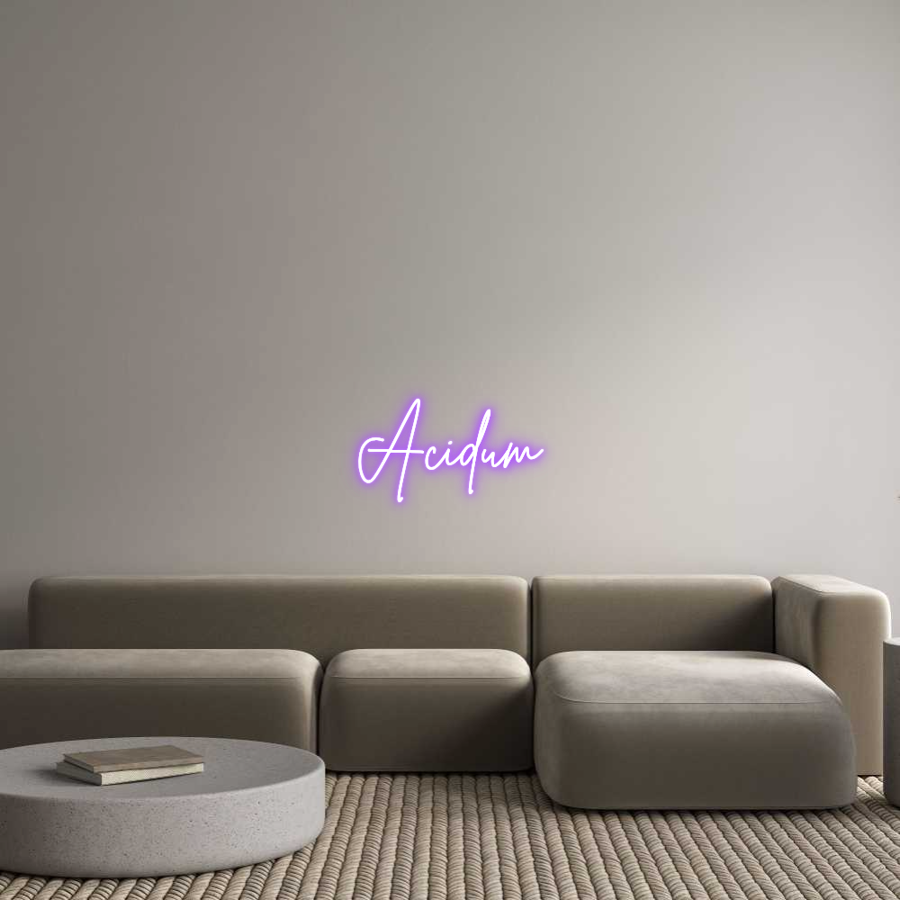 Custom Neon Sign Online Editor Acidum