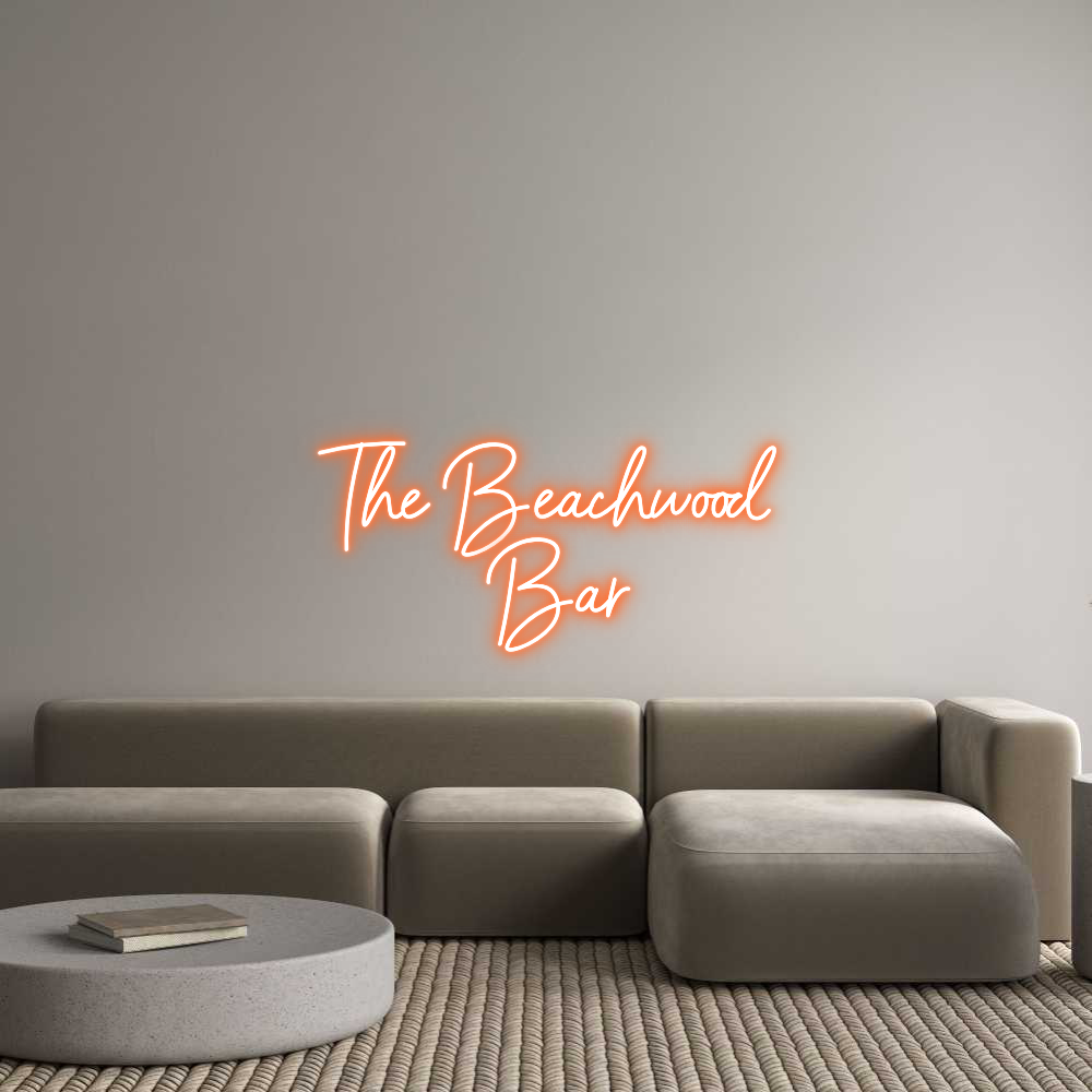 Custom Neon Sign Online Editor The Beachwood...