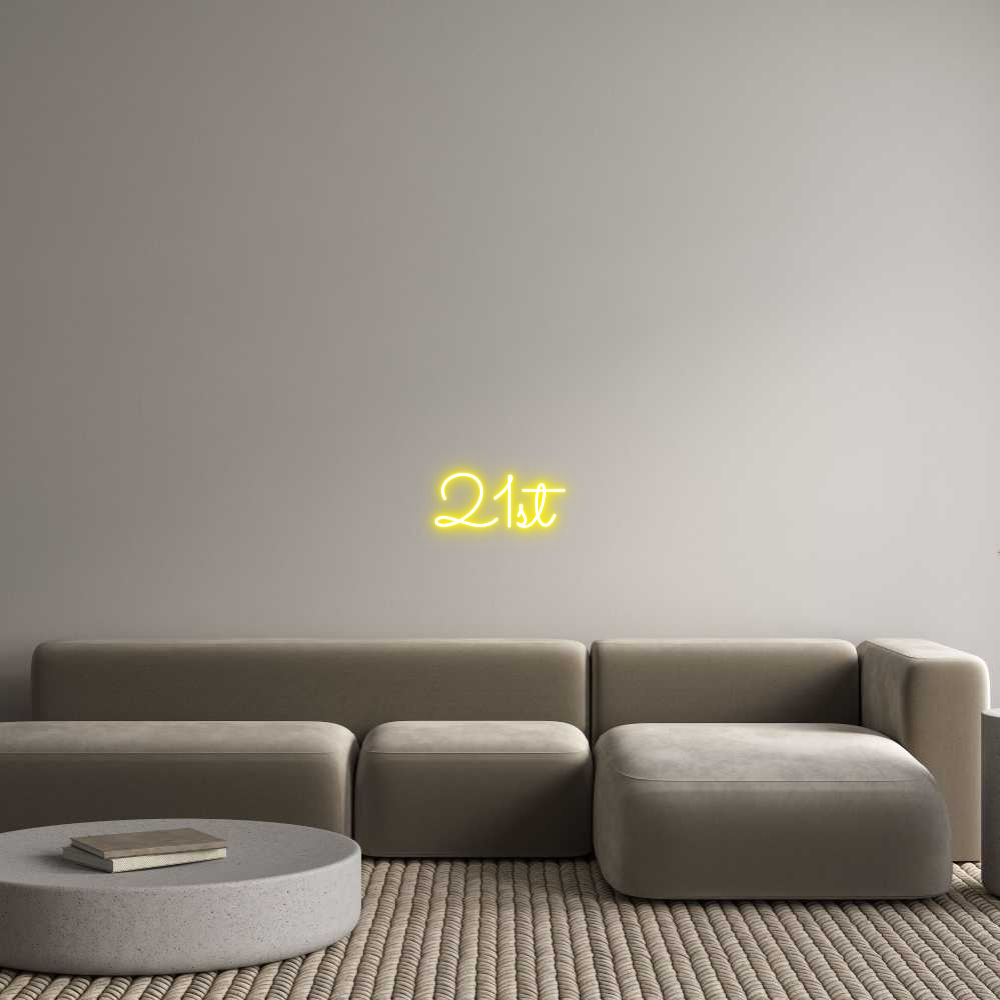 Custom Neon Sign Online Editor 21st