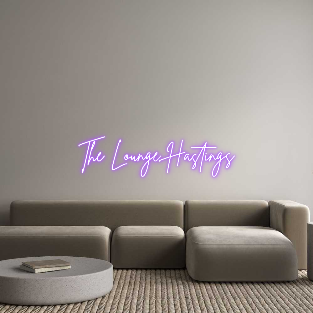 Custom Neon Sign Online Editor The Lounge Ha...