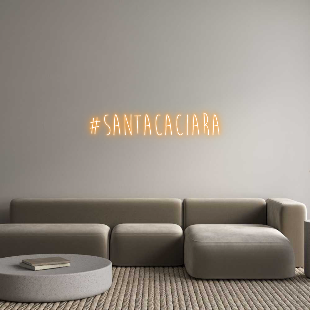 Custom Neon Sign Online Editor #Santacaciara