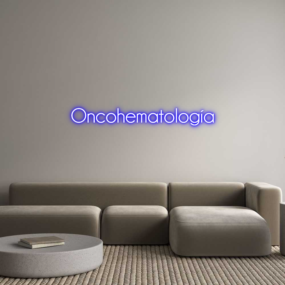 Custom Neon Sign Online Editor Oncohematología