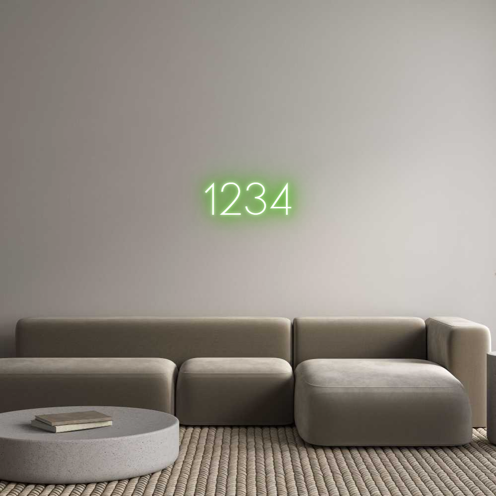 Custom Neon Sign Online Editor 1234