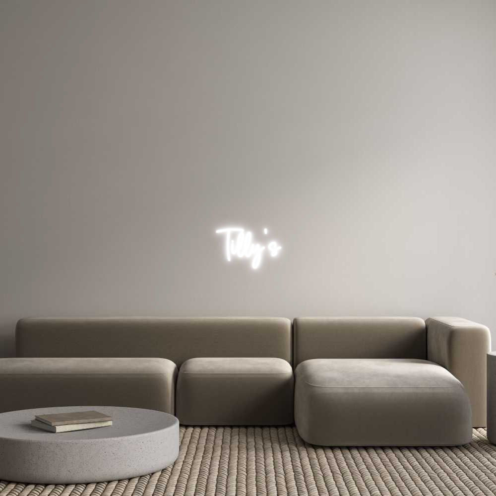 Custom Neon Sign Online Editor Tilly's