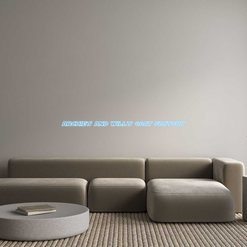Custom Neon Sign Online Editor Archie’s and ...