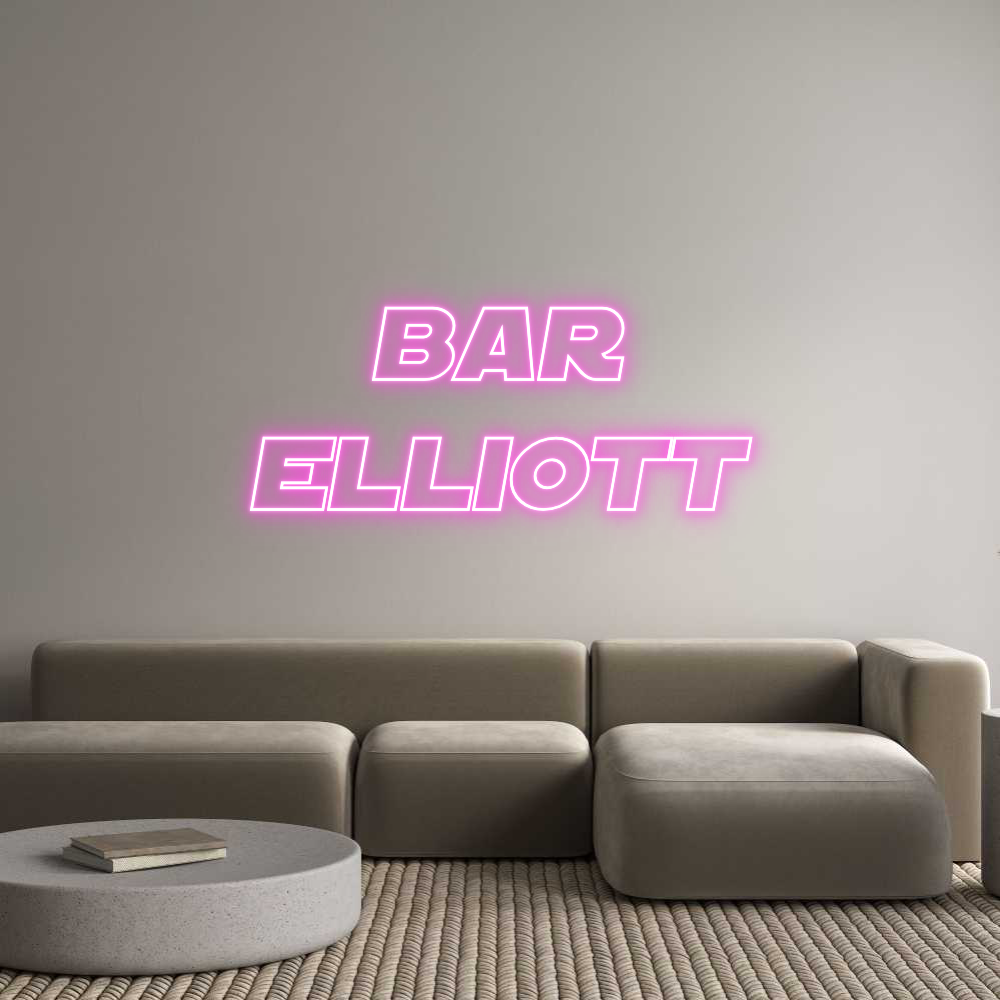 Custom Neon Sign Online Editor    Bar
Elliott