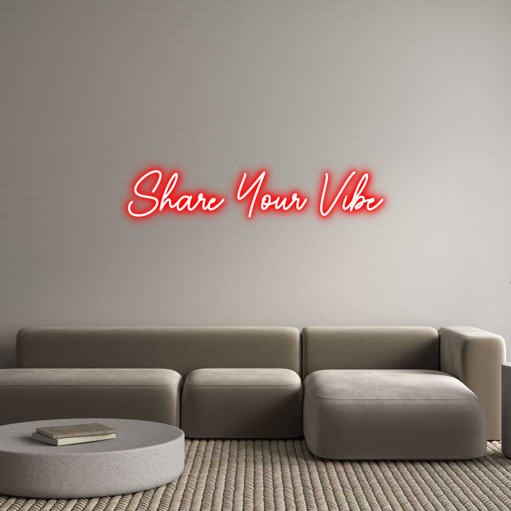 Custom Neon Sign Online Editor Share Your Vibe