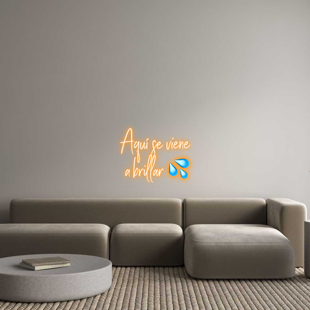 Custom Neon Sign Online Editor Aquí se viene...