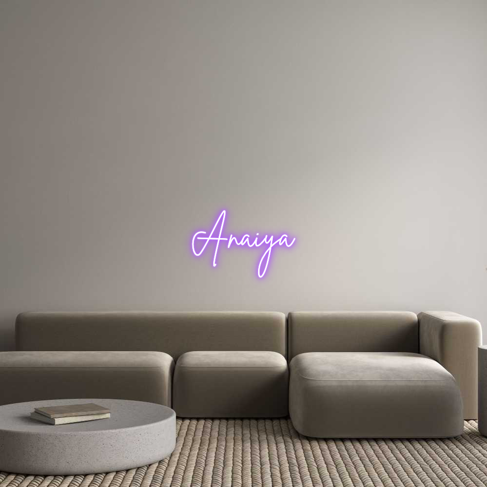 Custom Neon Sign Online Editor Anaiya
