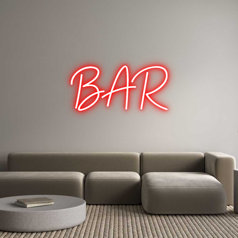 Custom Neon Sign Online Editor BAR