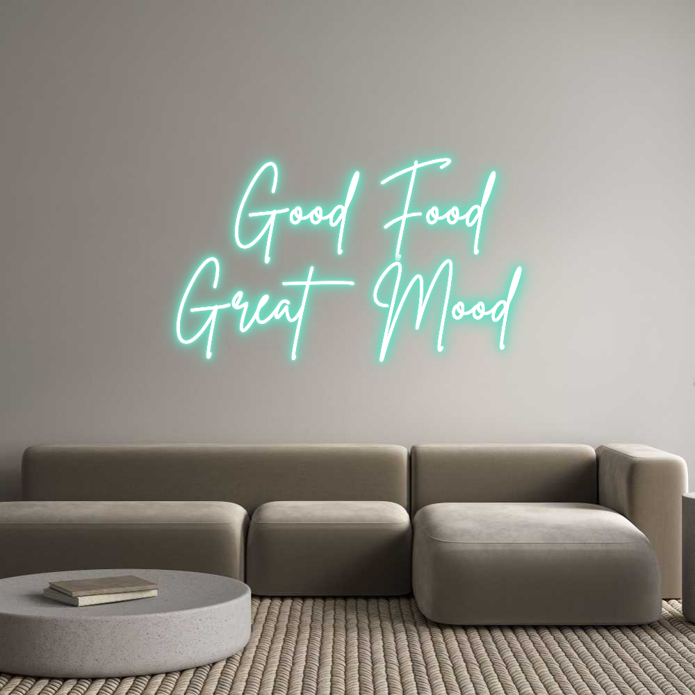 Custom Neon Sign Online Editor    Good Food ...