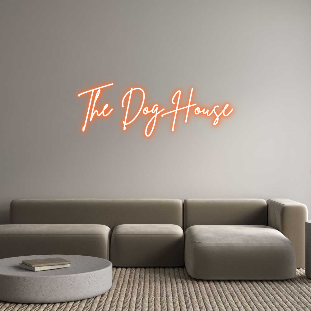 Custom Neon Sign Online Editor The Dog House