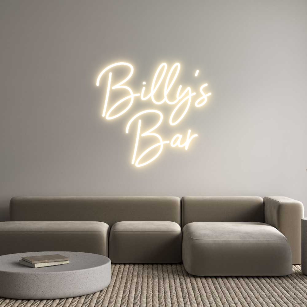 Custom Neon Sign Online Editor Billy's 
   ...