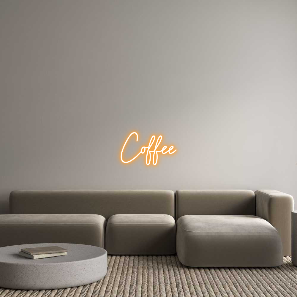 Custom Neon Sign Online Editor Coffee
