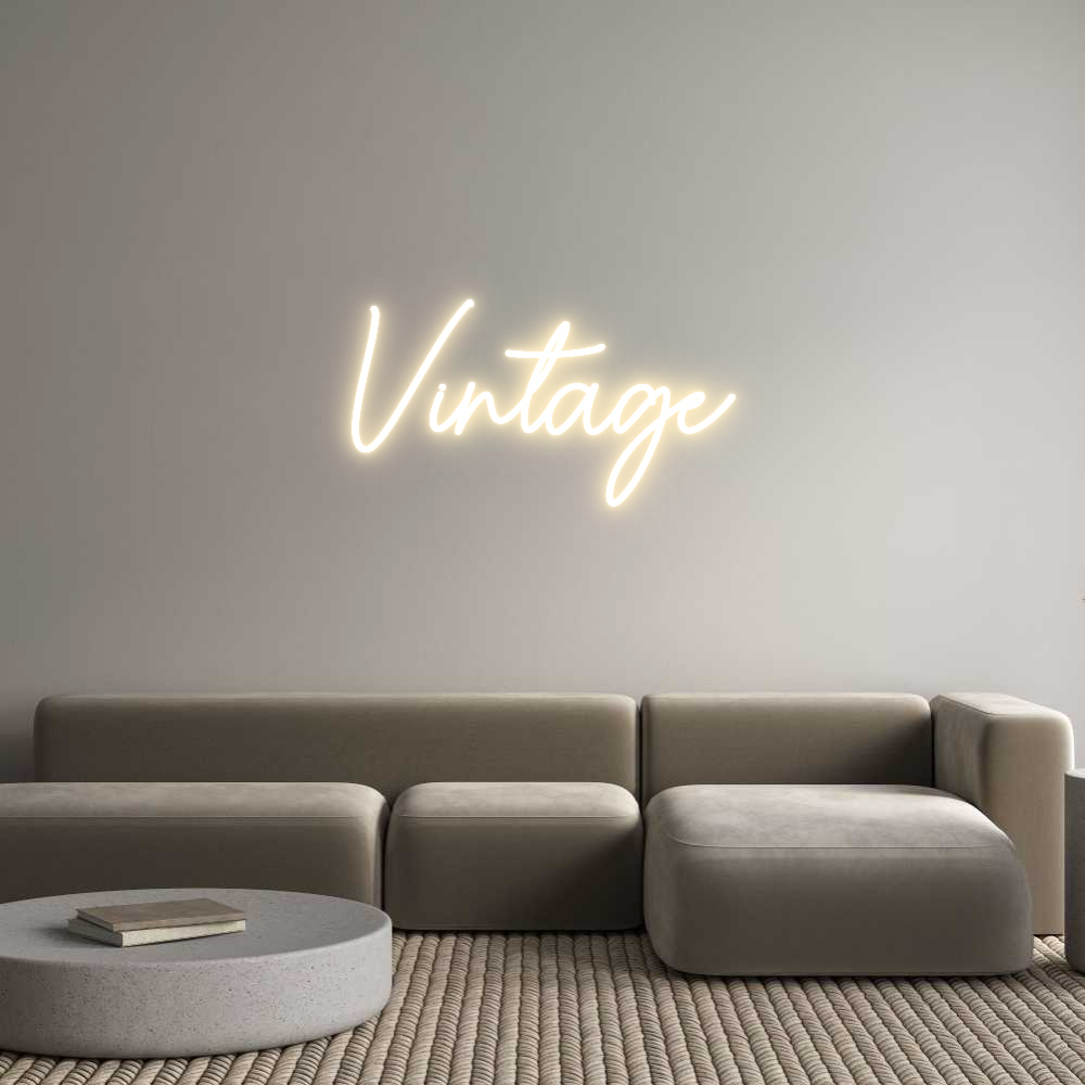 Custom Neon Sign Online Editor Vintage