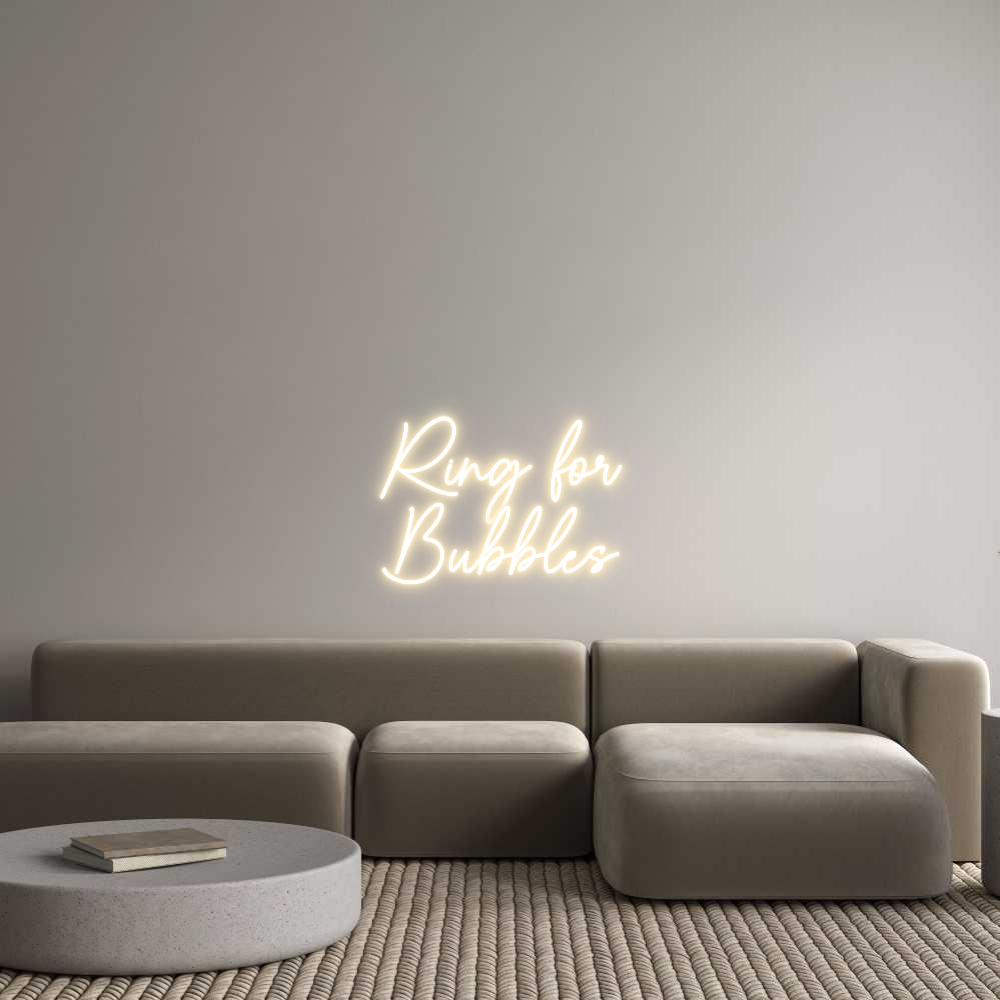 Custom Neon Sign Online Editor Ring for
Bub...