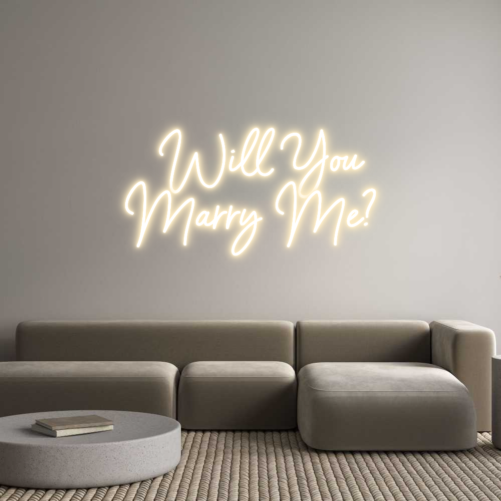 Custom Neon Sign Online Editor   Will You
M...