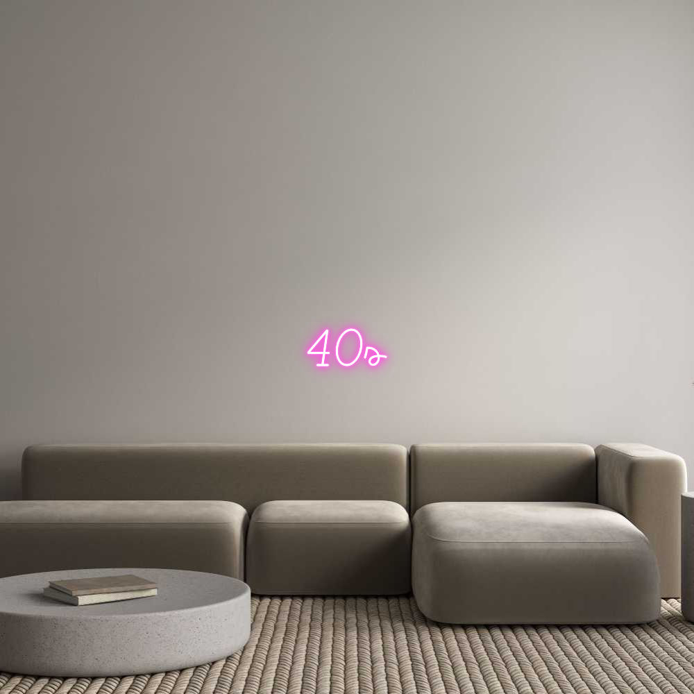 Custom Neon Sign Online Editor 40s