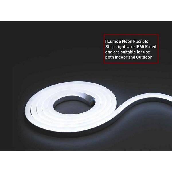 I LumoS 8x16mm RED Flexible IP65 Dimmable Double Sided LED Neon Strip Light 12V DC 9W/m - Planet Neon